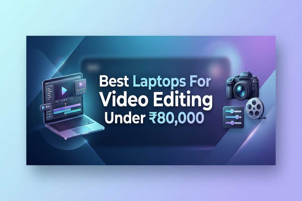 Best Laptops For Video Editing Under ₹80,000